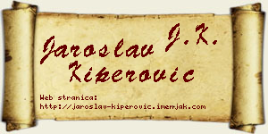 Jaroslav Kiperović vizit kartica